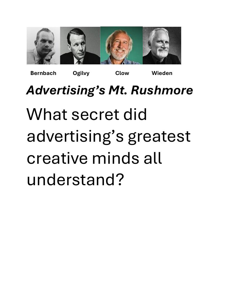 Advertising's Mt. Rushmore